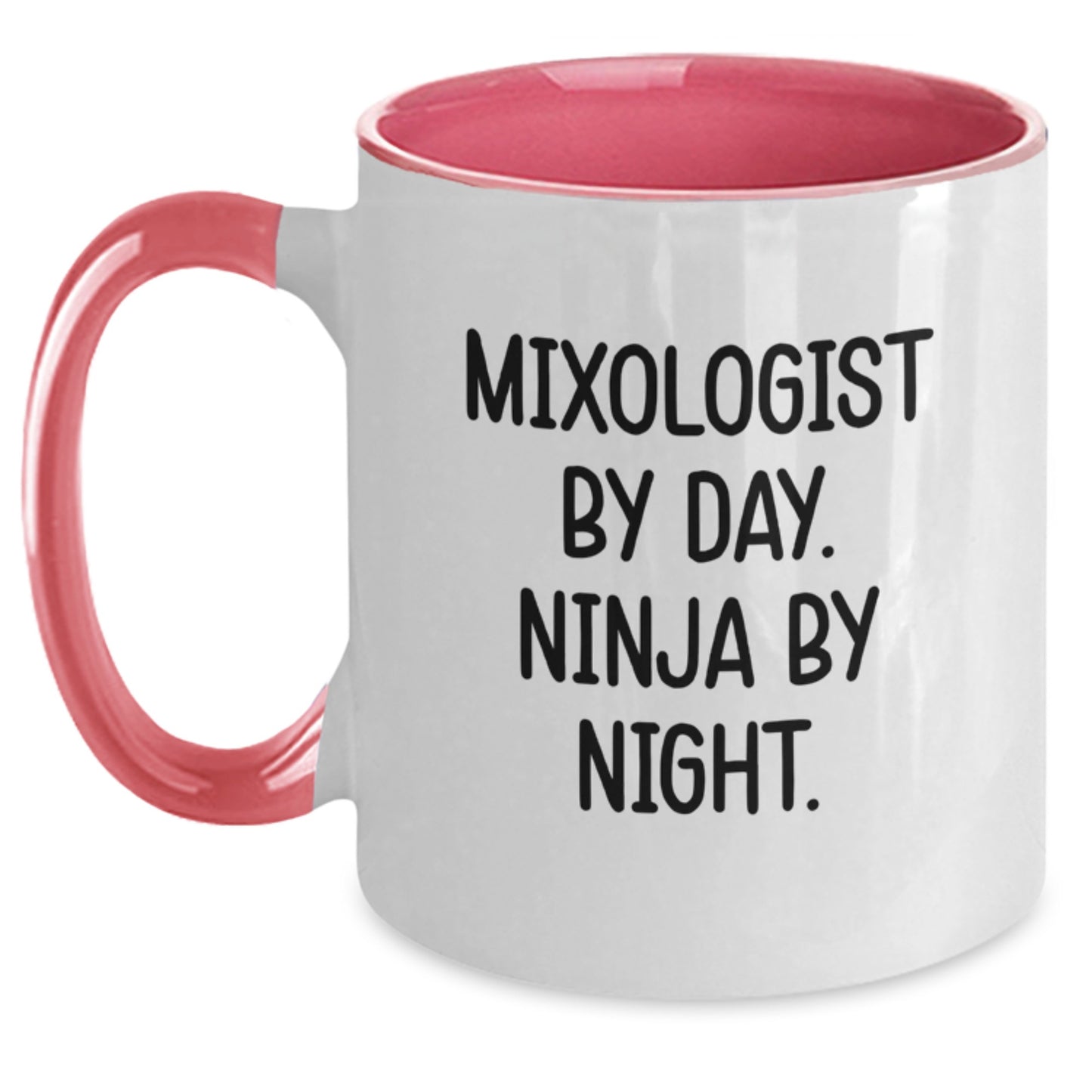 Mixologist Gifts from Friends for Mixologist with Funny Two Tone Coffee Mug, Graduation Unique Gifts for Him or Her - Main