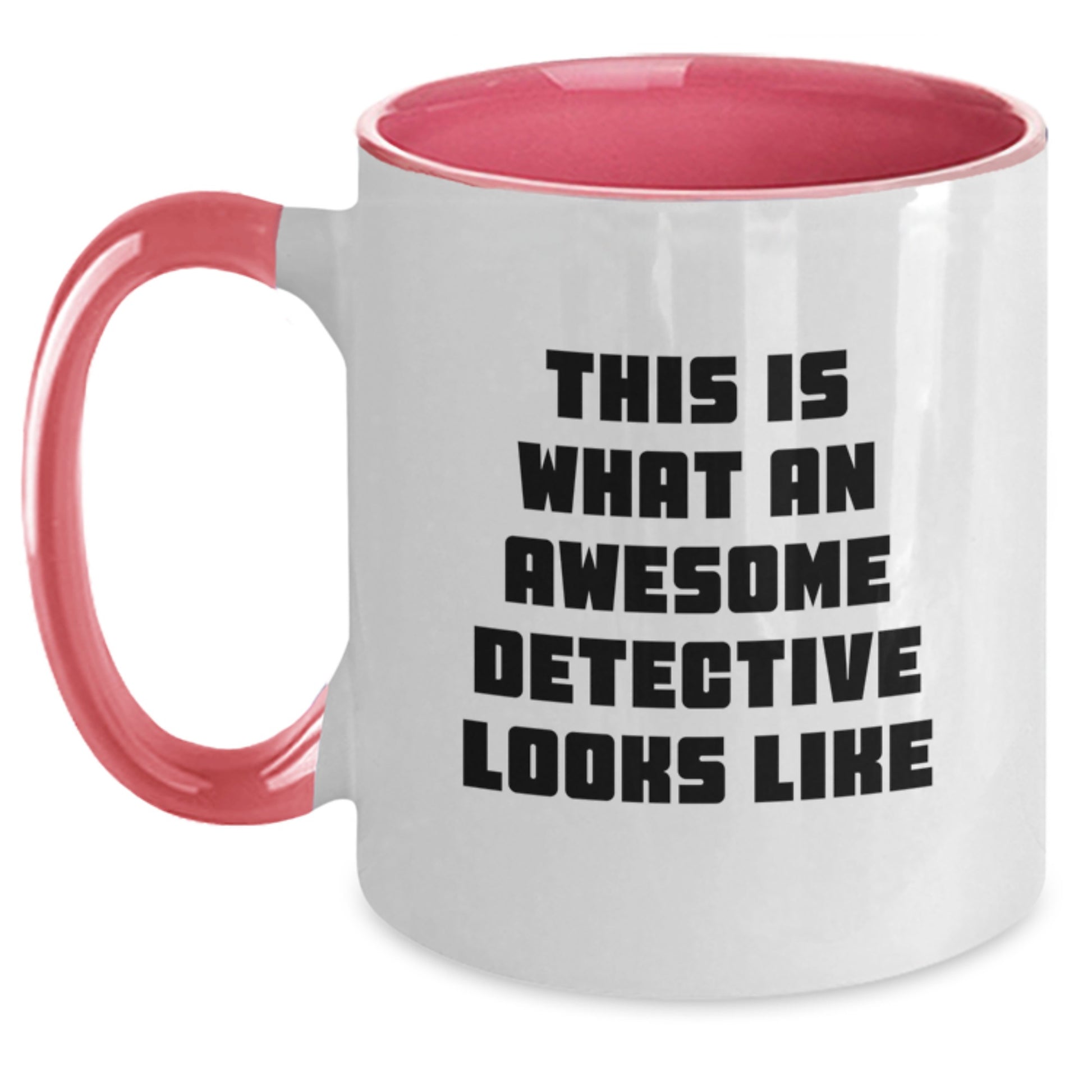 Birthday Gift for Her Detective Two Tone Coffee Mug Classic Present - Main