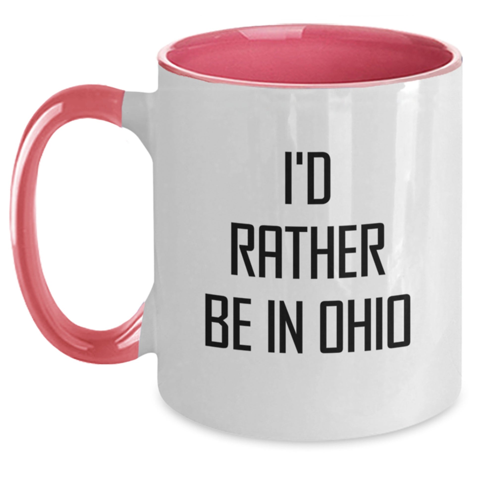 Funny Two Tone Coffee Mug Gifts from Men to Ohio Loving Women Valentine's Unique Ohio Gifts - Main
