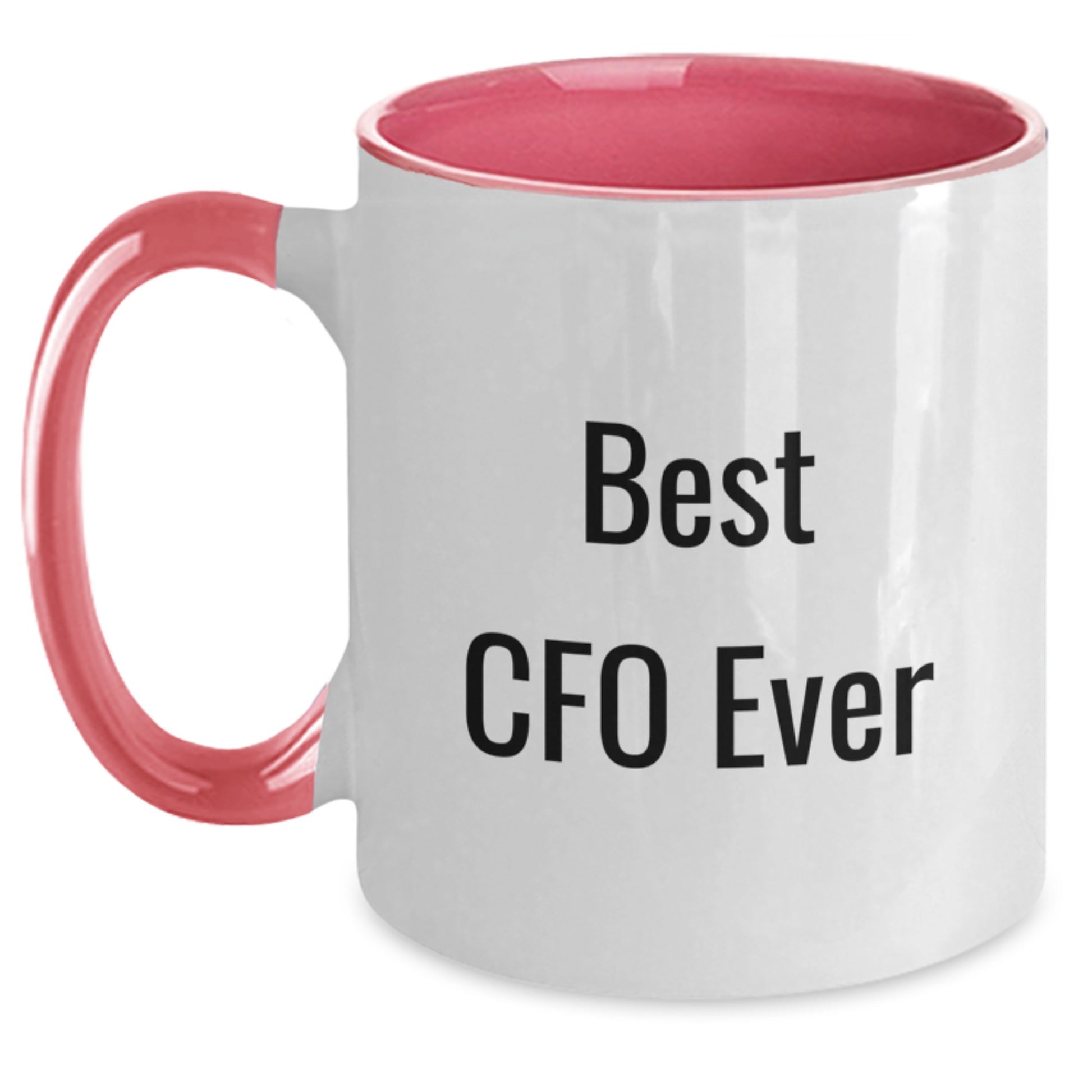 Cfo Keepsake Two Tone Coffee Mug for Him Best Cfo Ever Birthday Gift - Main
