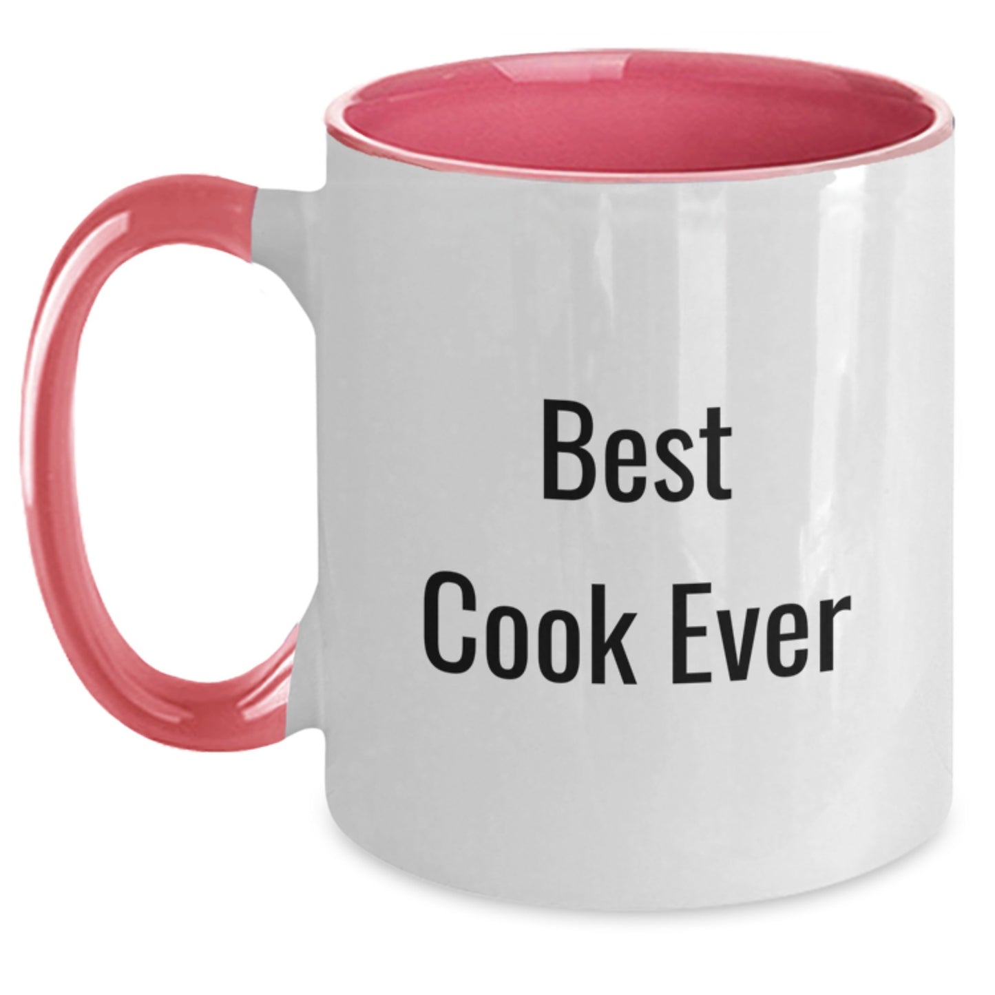 Best Cook Ever Keepsake Mug for Him Black & White Ceramic Birthday Gift - Main