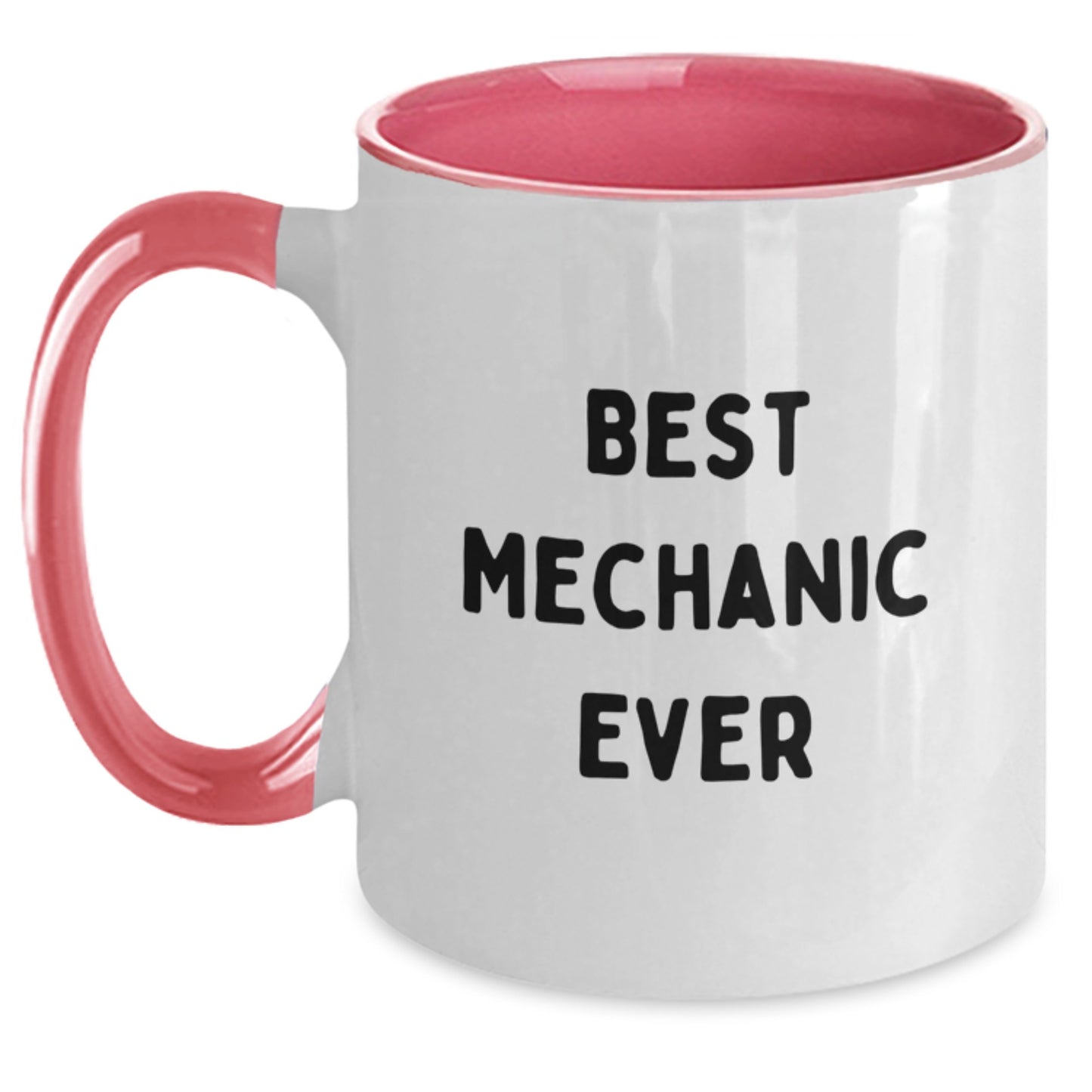 For Him Keepsake Birthday Gift Best Mechanic Ever Mug Black & White - Main