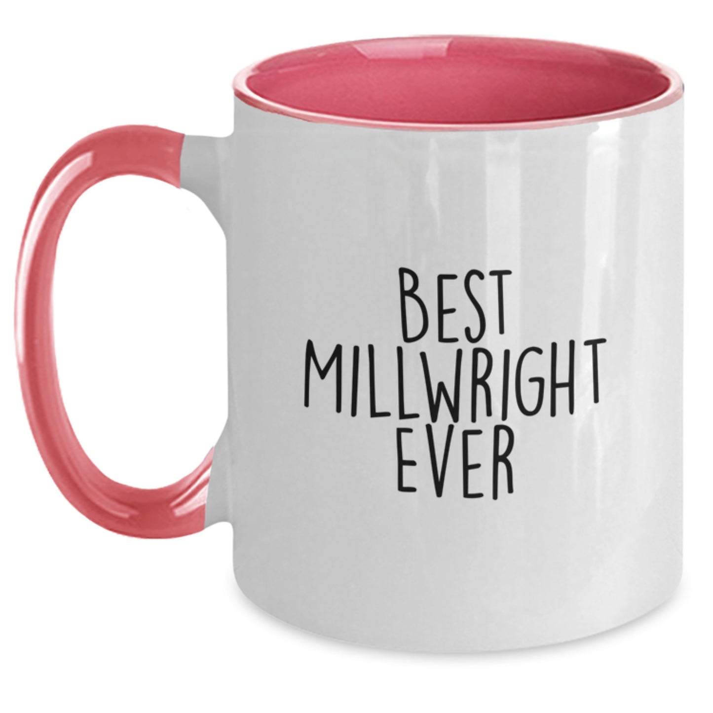 For Him Keepsake Birthday Gift Best Millwright Ever Red and White Mug - Main