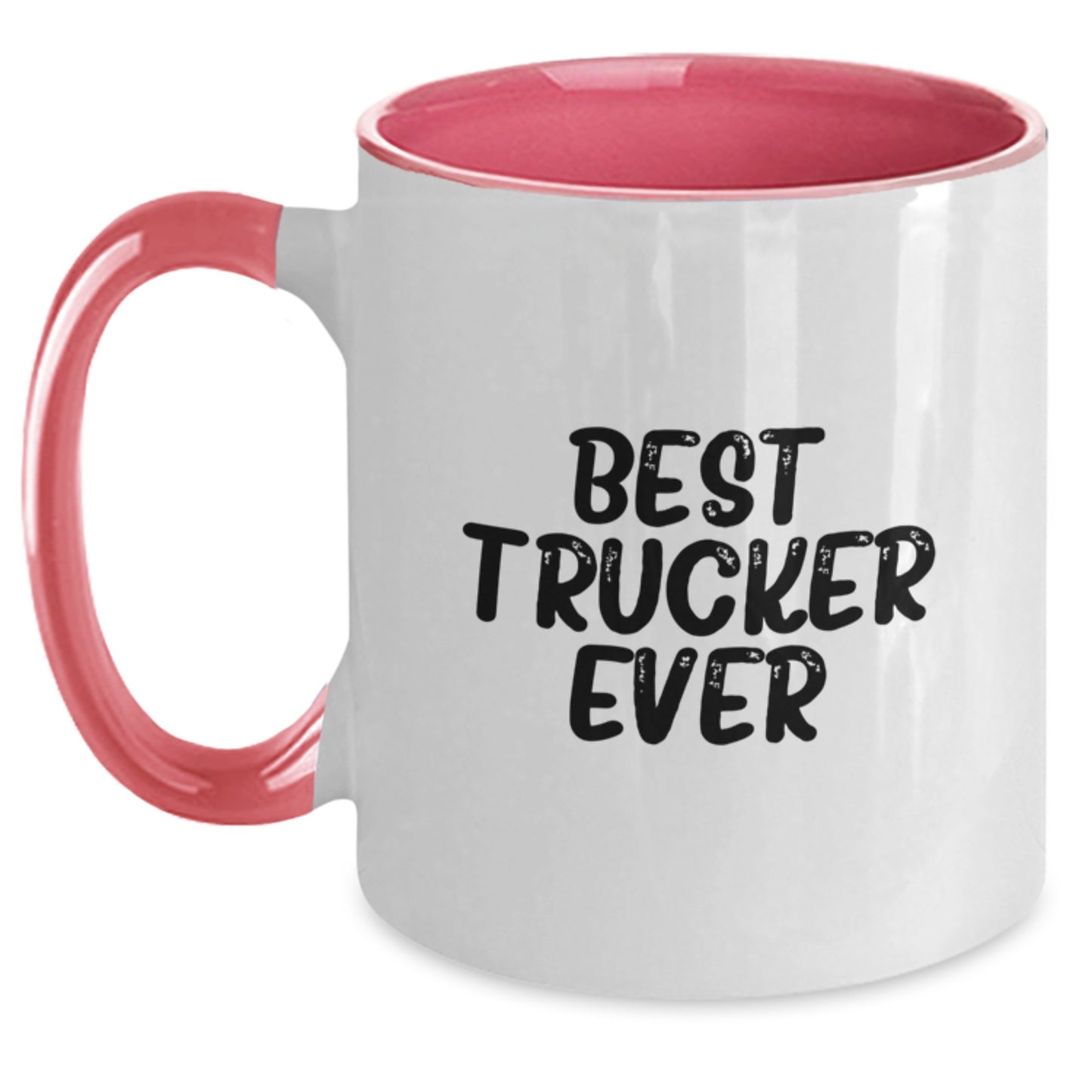 Trucker Keepsake Two Tone Coffee Mug for Him Birthday Gift - Main