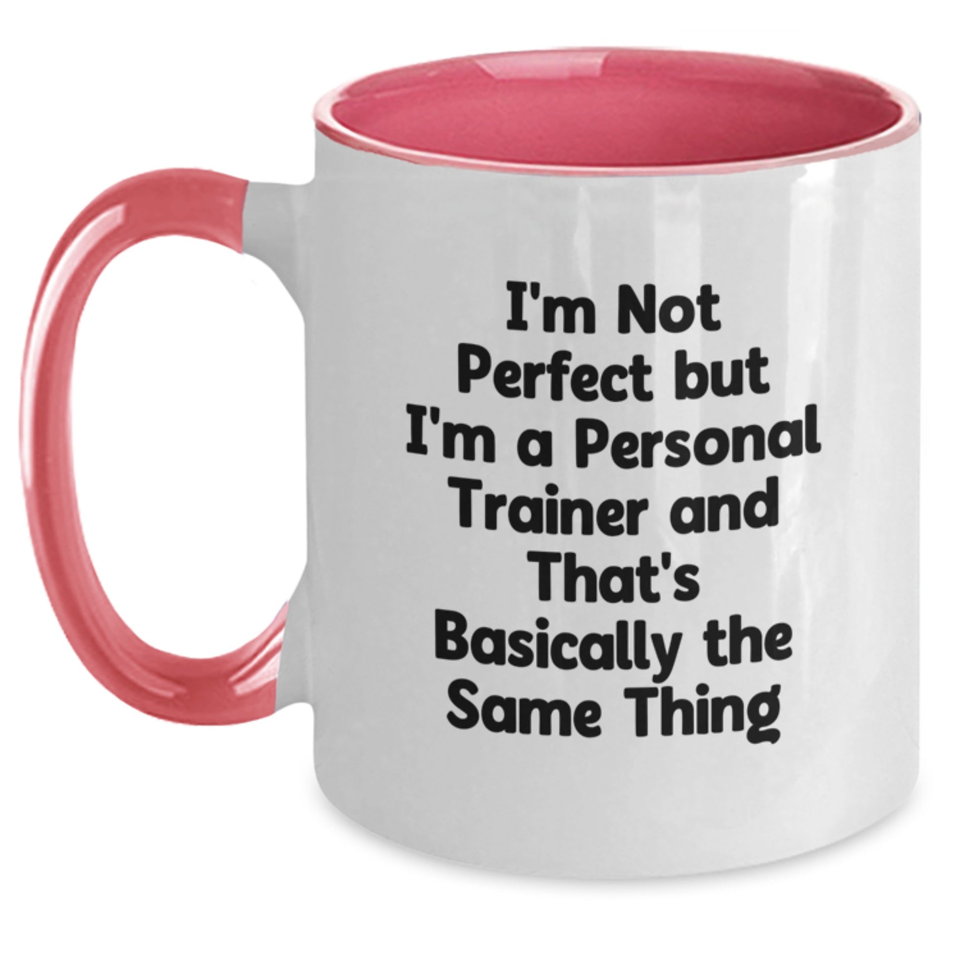 Birthday Gift Present Personal Trainer Mug for Her Black and White - Main