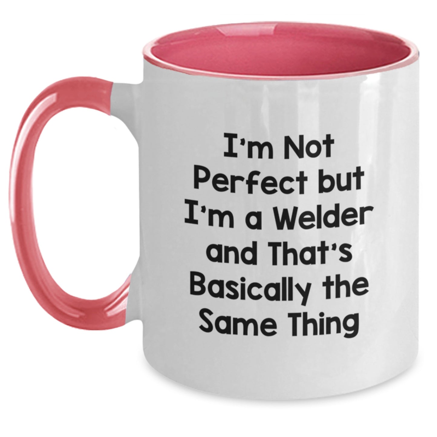 Birthday Gift for Him Keepsake Welder Two Tone Coffee Mug Ceramic - Main
