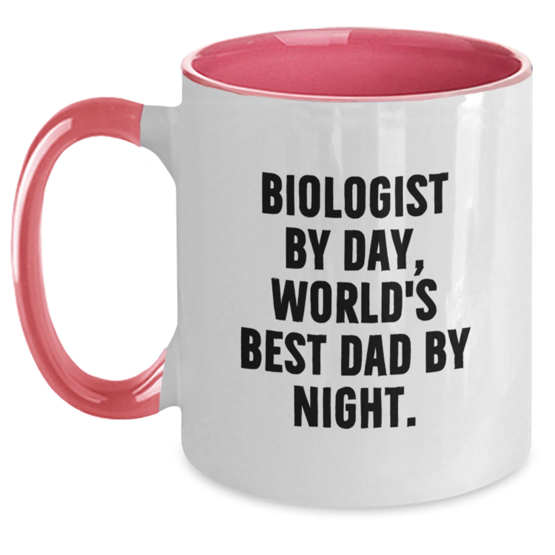 Birthday Gift for Her Biologist By Day, World's Best Dad By Night Mug - Main
