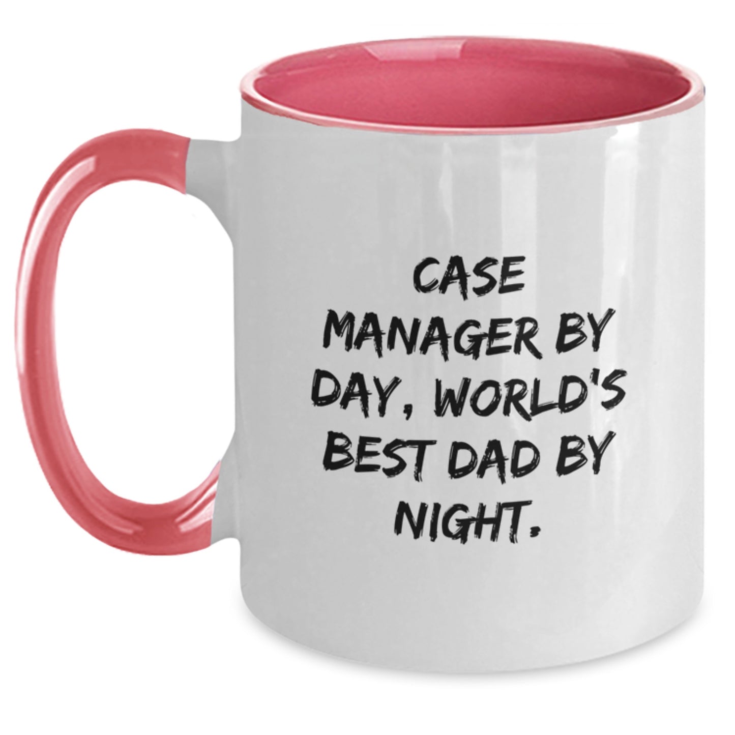 Case Manager Keepsake Mug for Him Birthday Gift – Black & White - Main