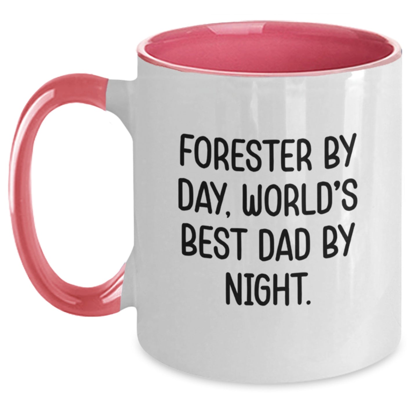 For Him Keepsake Mug – Forester By Day, World's Best Dad By Night Gift - Main