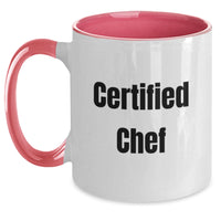 Load image into Gallery viewer, Funny Chef Quotes Two Tone Coffee Mugs Gifts for Chefs from Family and Friends - Main
