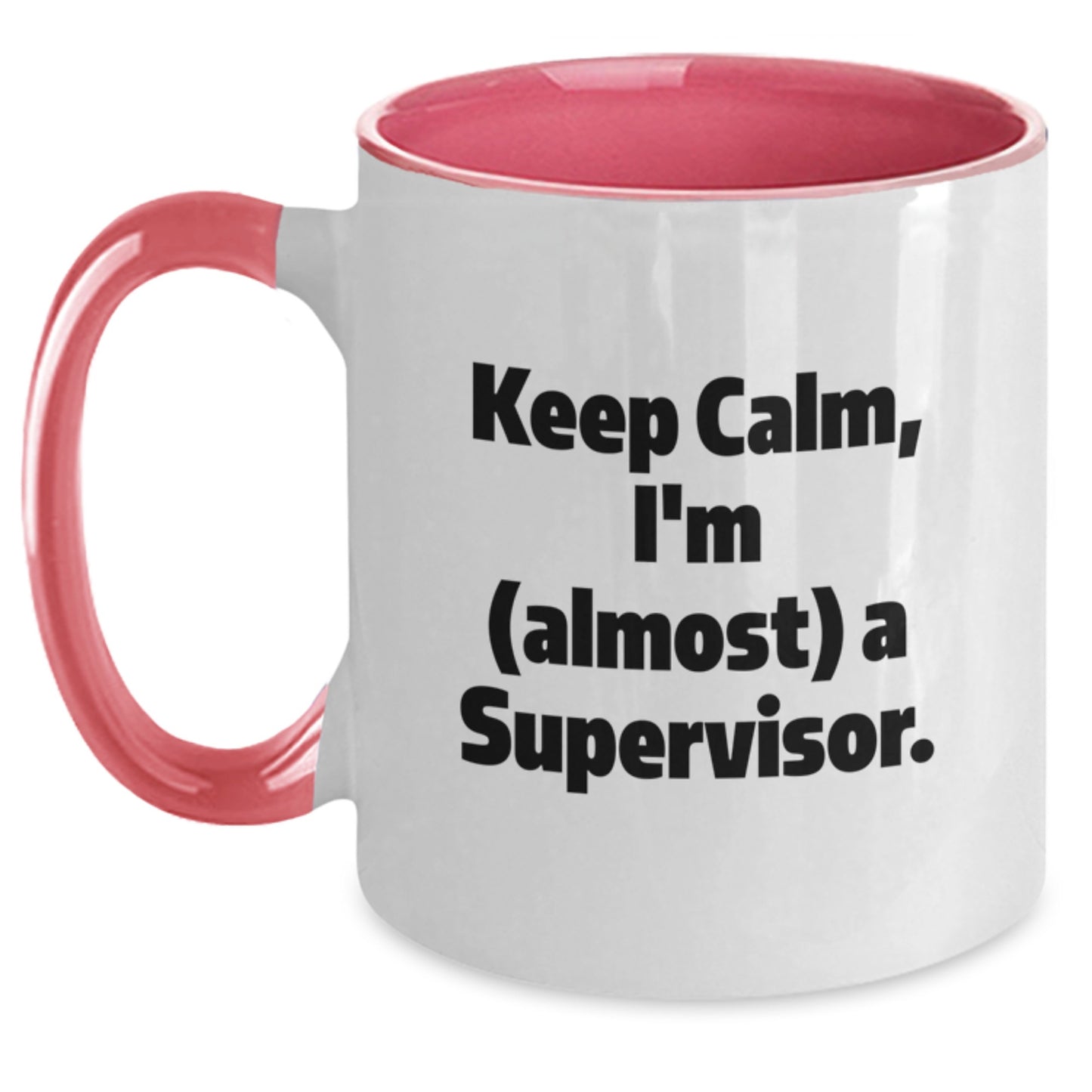 Funny Supervisor Quotes, Gifts from Men, Women or Friends for Supervisor, Mother's Day Unique Gifts, Two Tone Coffee Mug, Keep 'em Laughing - Main