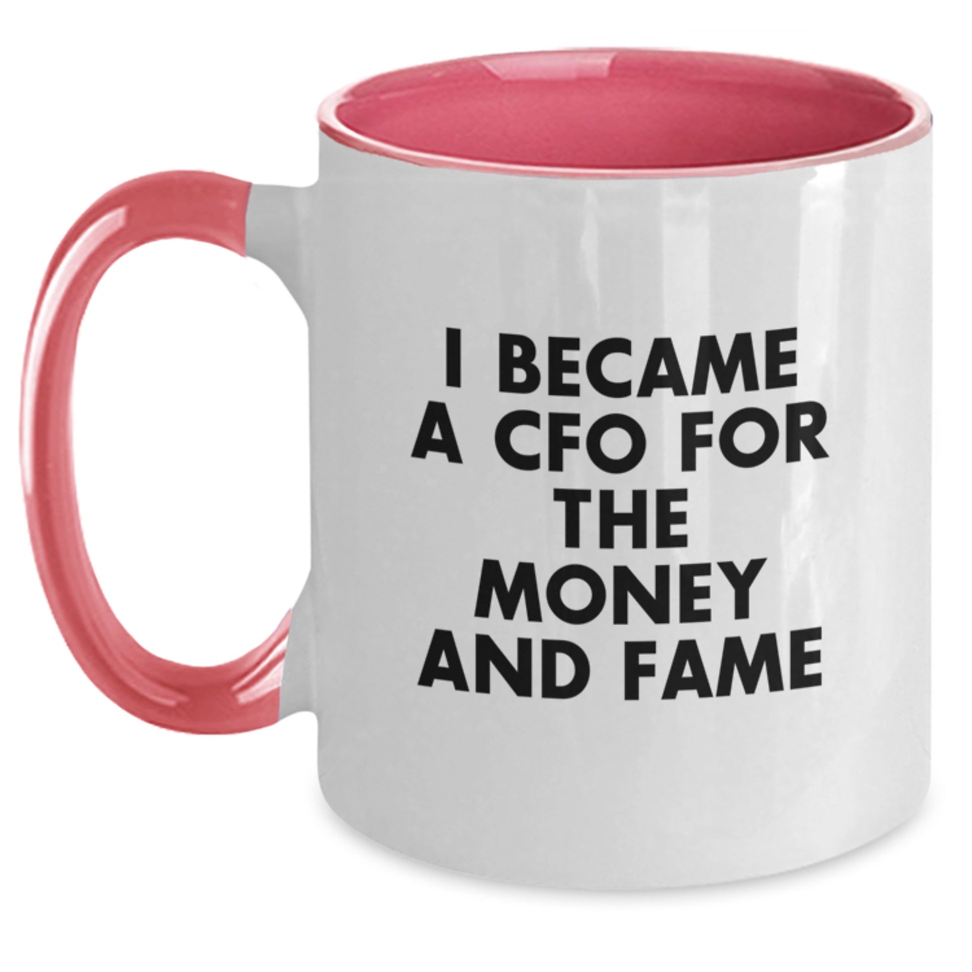 Funny CFO Gifts - I Became A Cfo For The Money And Fame Valentine's Unique Gifts for CFO Men from Friends - Main