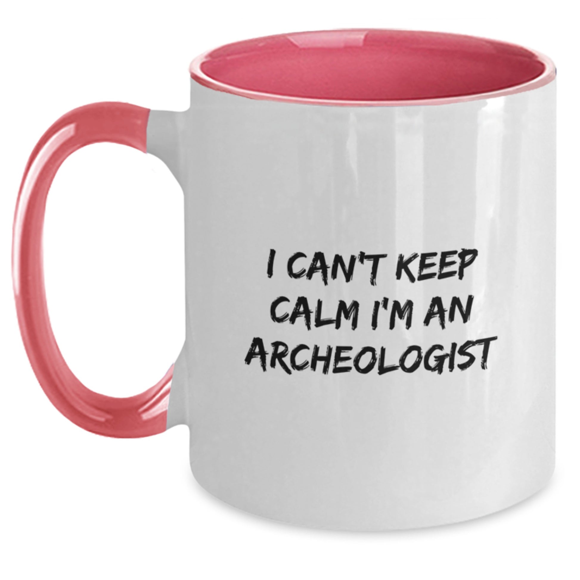 Funny Archeologist Gifts for Mom, I'm An Archeologist Two Tone Coffee Mug, Unique Mother's Day Unique Gift Ideas from Family - Main
