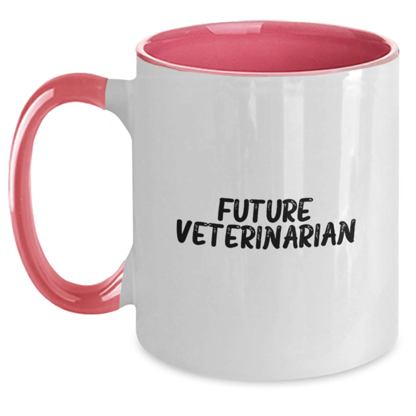 Funny Veterinarian Gifts from Friends for Future Veterinarians - Two Tone Coffee Mug, Inspirational Quote for Graduation - Main