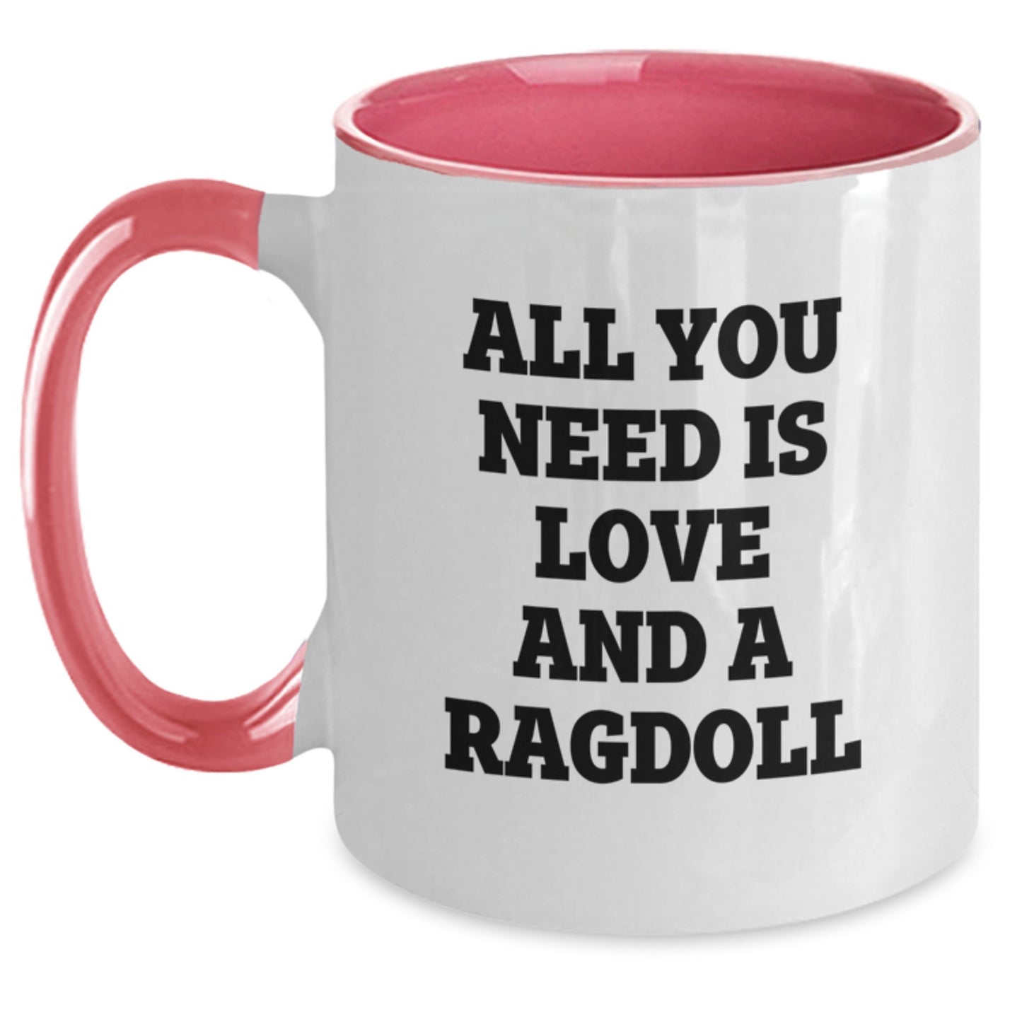 Funny Gift Ideas for Ragdoll Cat Lovers - Two Tone Coffee Mug - Graduation Unique Gifts from Friends - Main