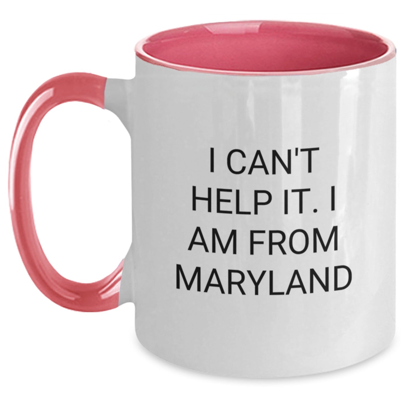 Maryland Gifts from Friends - Funny Two Tone Coffee Mug - Valentine's Unique Gifts for Men Women Family - Main