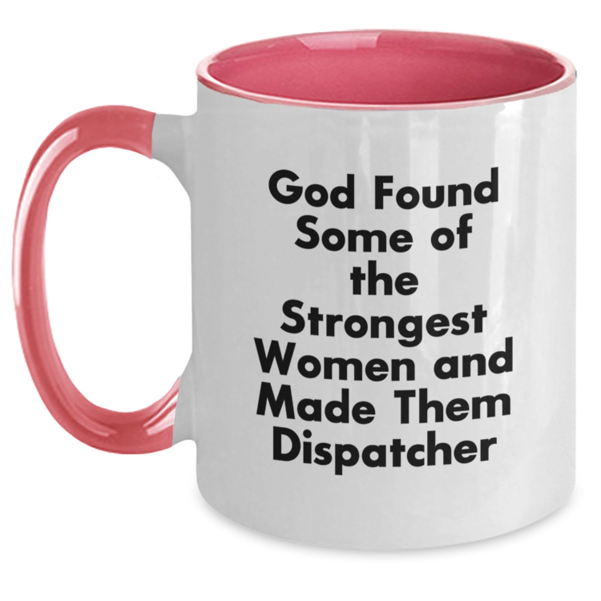 Funny Dispatcher Gifts from Friends, Unique Two Tone Coffee Mugs for Dispatcher Women, Graduation Unique Gifts for Dispatcher Men - Main