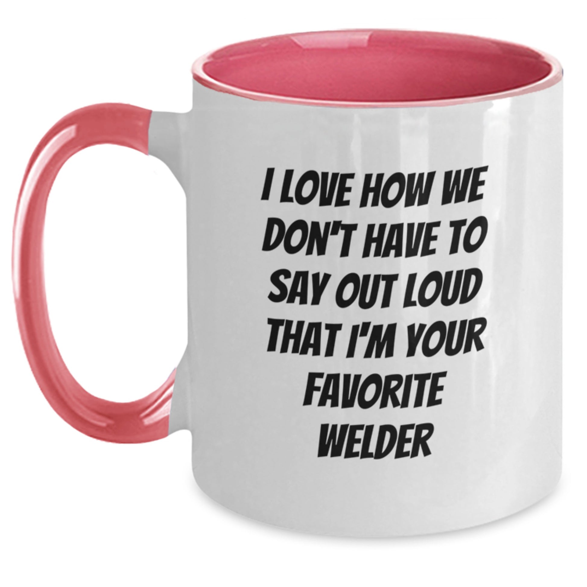 Funny Welder Gifts from Friends to Favorite Welder for Graduation Unique Gifts, Two Tone Coffee Mug for Men Women Coworkers Loved Ones - Main