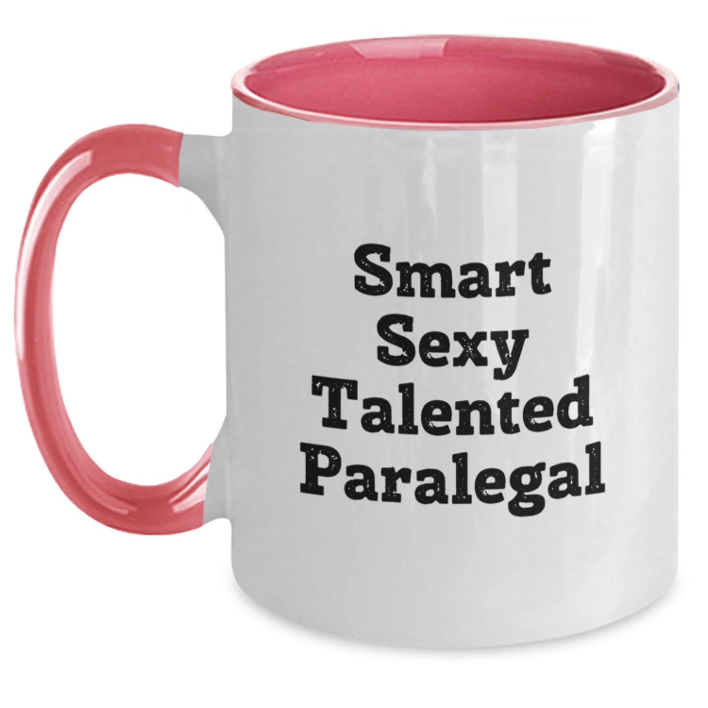 Funny Paralegal Gifts from Friends for Valentine's Unique Two Tone Coffee Mug - Main