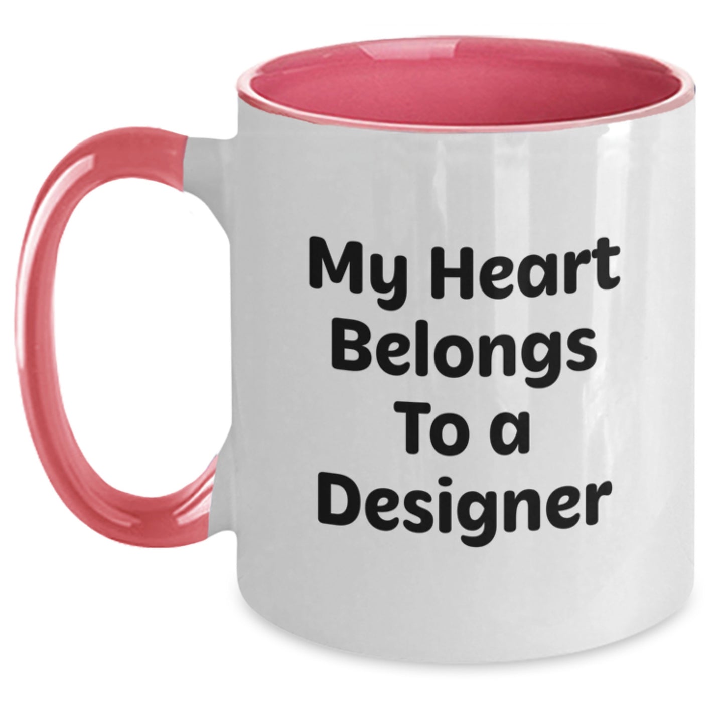 Funny Two Tone Coffee Mug Gifts from Men to Women Designer Enthusiasts, Inspirational Quote, Unique Graduation Gifts for Designer Friends - Main