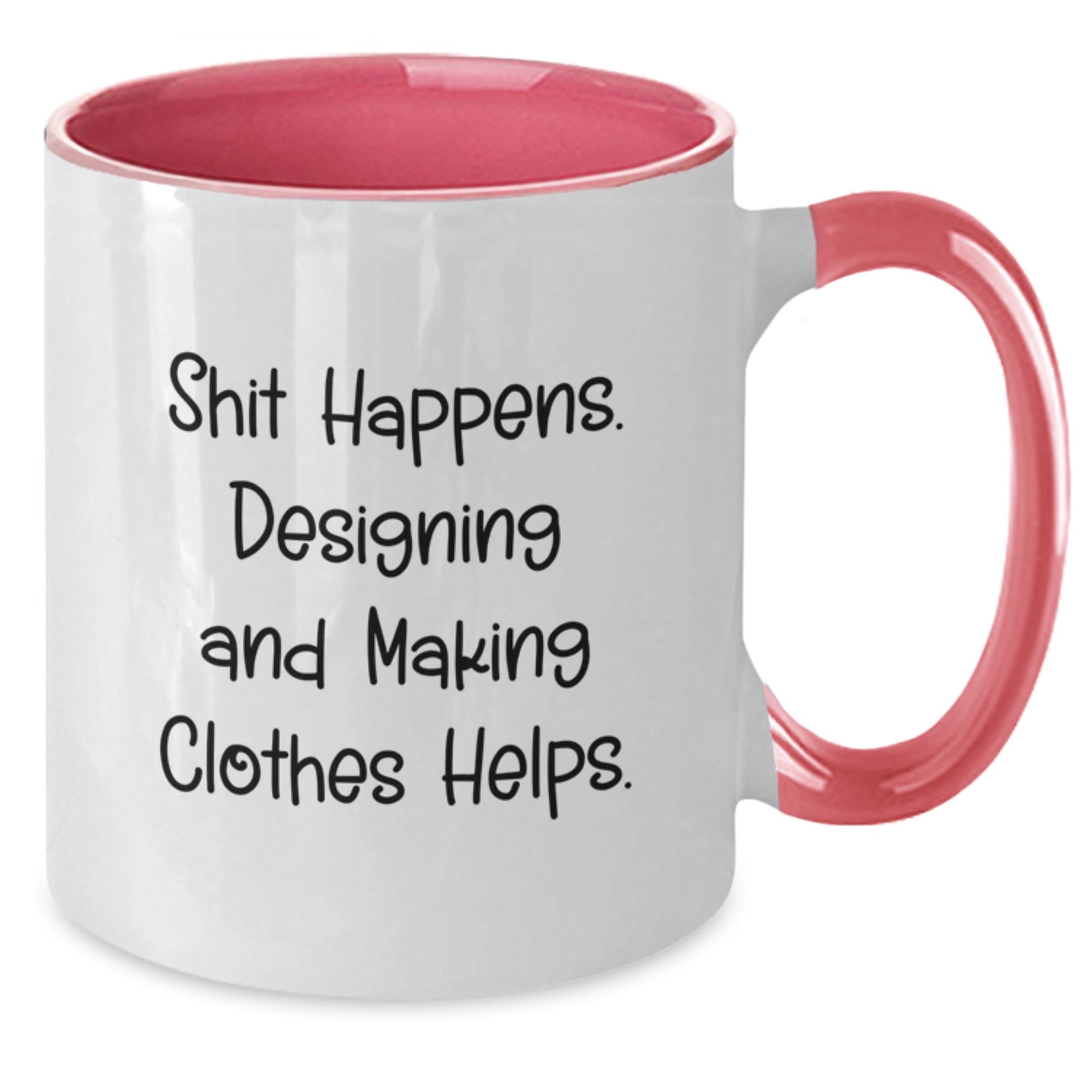 Funny Two Tone Coffee Mugs for Designing and Making Clothes Lovers Gifts from Friends Valentine's - Additional
