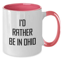 Load image into Gallery viewer, Funny Two Tone Coffee Mug Gifts from Men to Ohio Loving Women Valentine's Unique Ohio Gifts - Additional
