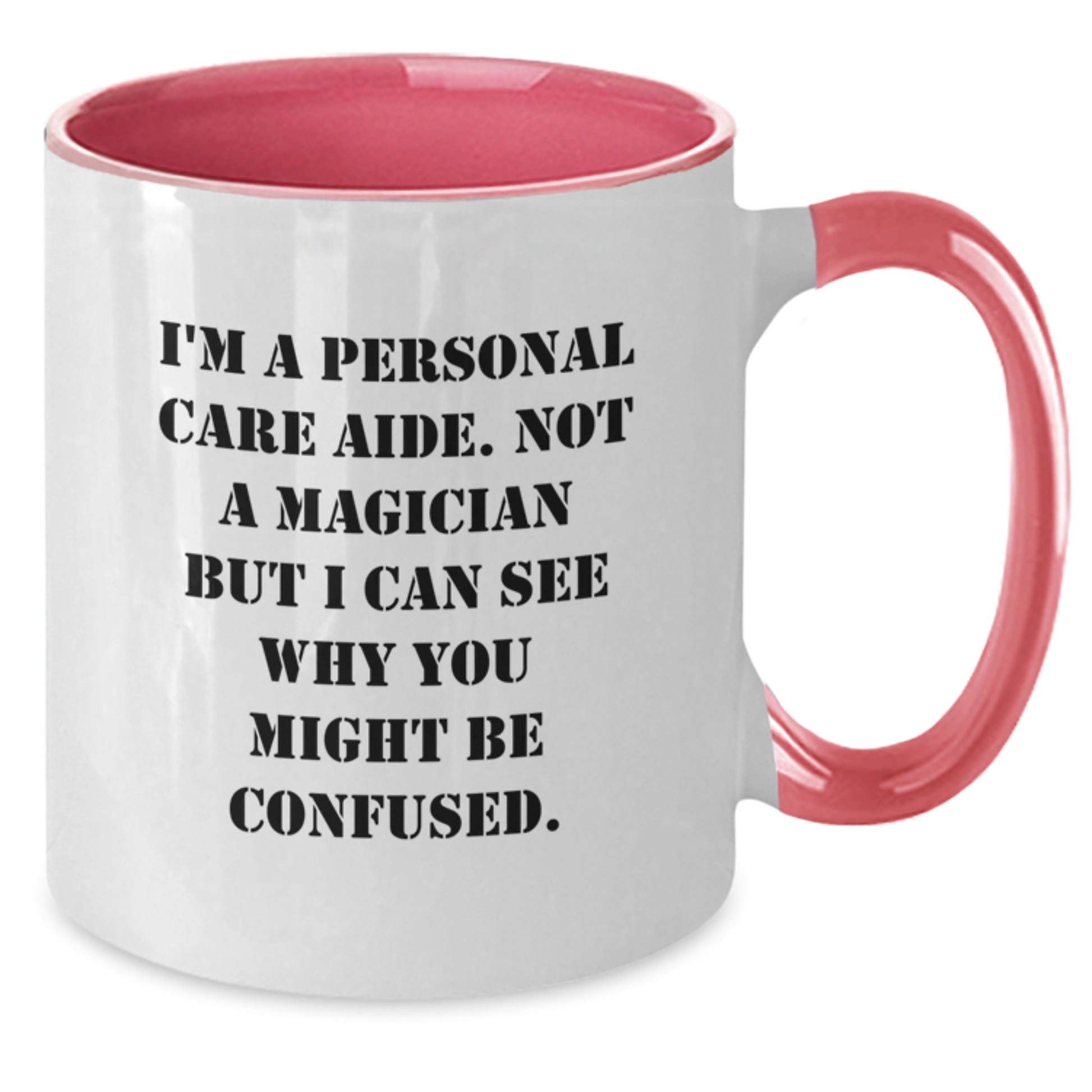 Personal Care Aide Keepsake Two Tone Coffee Mug for Him Birthday Gift - Additional