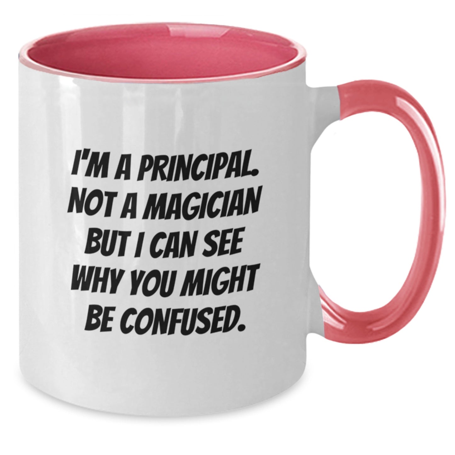 Principal Keepsake Mug for Him Birthday Gift Red and White Ceramic - Additional