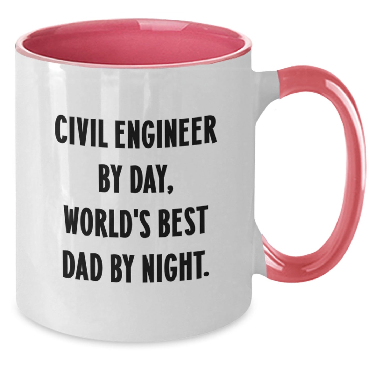 Civil Engineer Keepsake Mug for Him Birthday Gift Black & White Ceramic - Additional