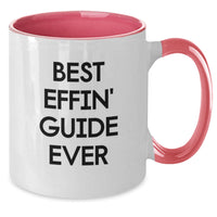 Load image into Gallery viewer, Funny Guide Gifts from Friends for Guide Lovers Best Effin' Guide Ever Mugs - Additional
