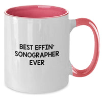 Load image into Gallery viewer, Funny Sonographer Gifts for Him or Her, Best Effin' Sonographer Ever Coffee Mugs for Christmas Unique Holiday Presents from Friends and Family - Additional
