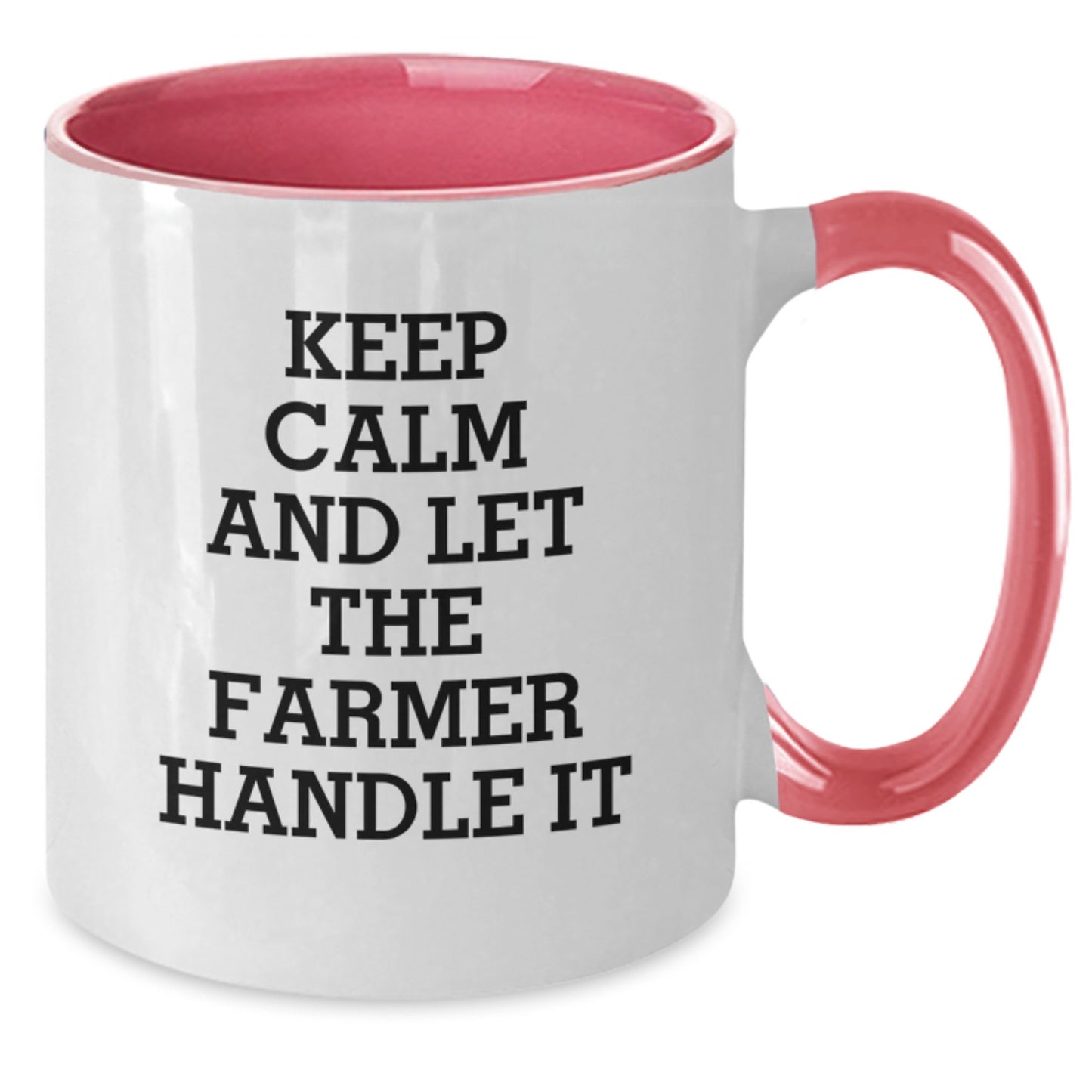 Funny Farmer Two Tone Coffee Mugs, Gifts from Family, Friends, Coworkers, Mother's Day Unique Gifts for Farmer, Men, Women, Men Farmers - Additional