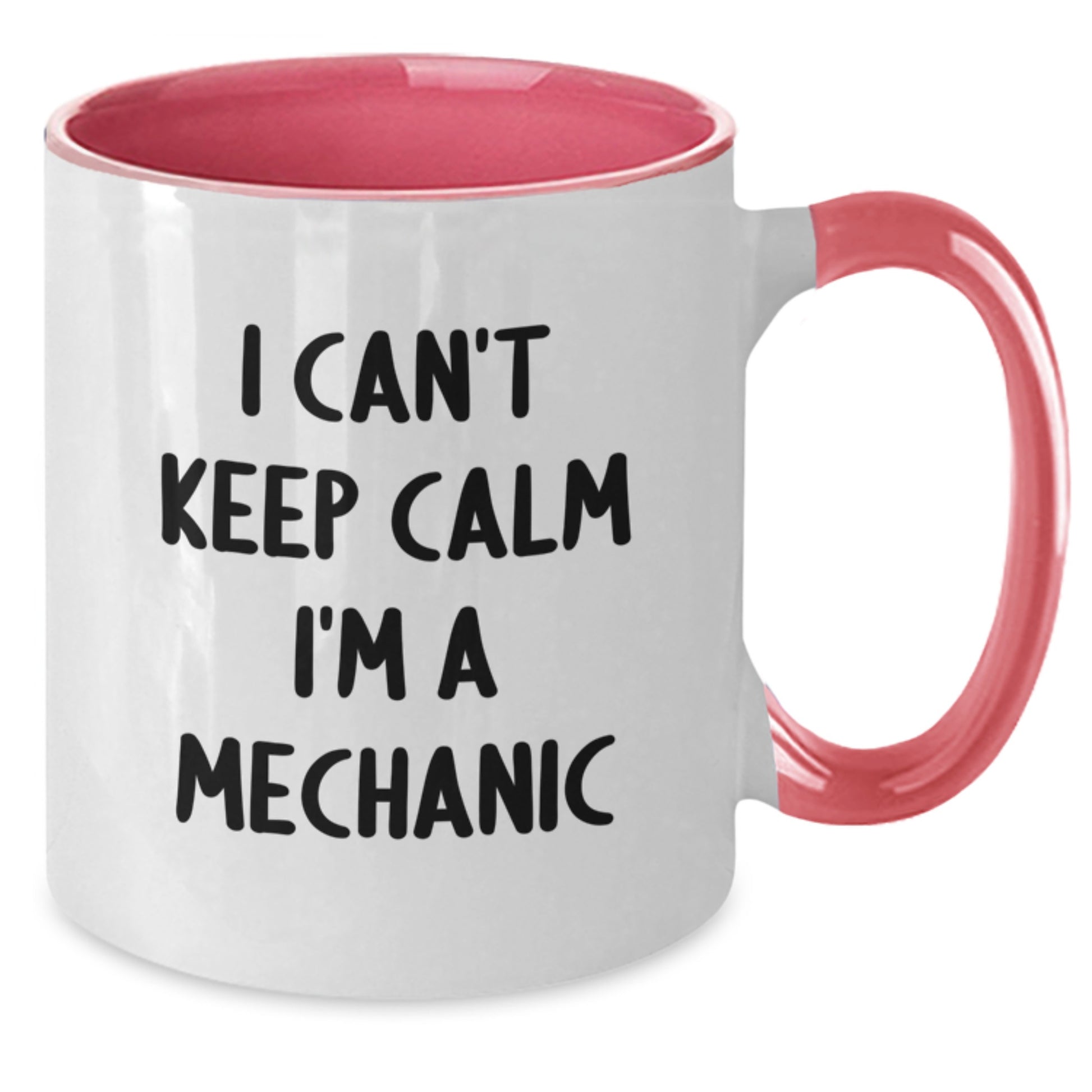 Funny Mechanic Gifts from Men to Friends on Birthday, Two Tone Coffee Mug with 'I'm A Mechanic' Quote, Unique Birthday Unique Gifts for Mechanic - Additional