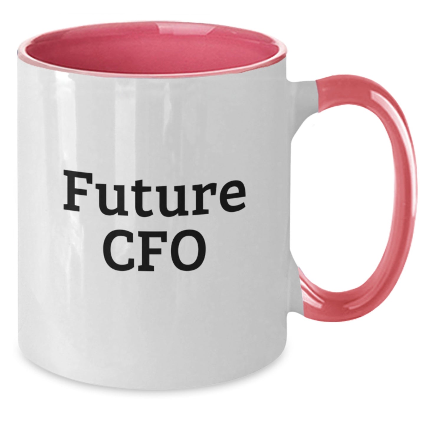 Funny Future CFO Quotes Two Tone Coffee Mug Gifts from Family to CFO Graduation Unique Gifts - Additional