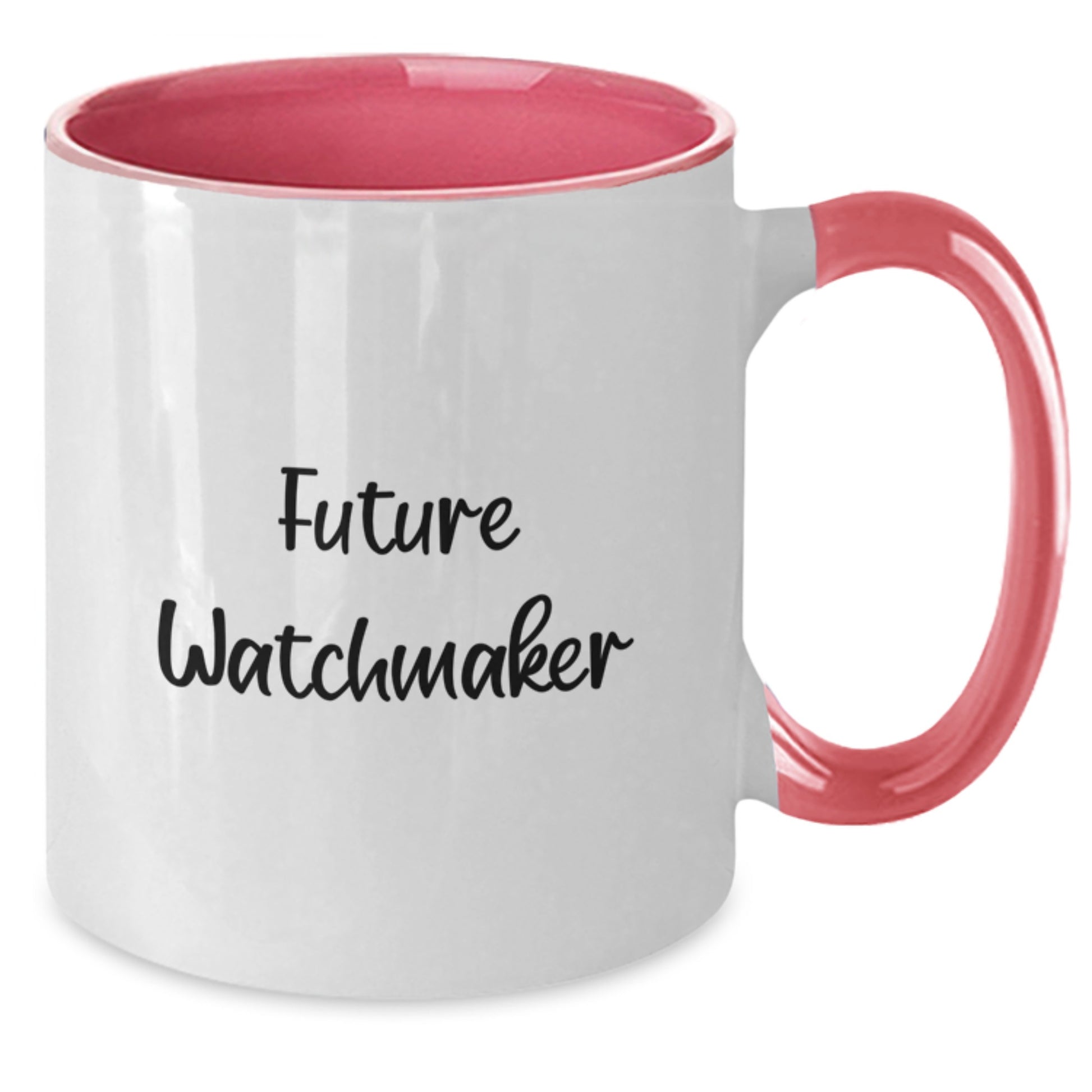 Funny Watchmaker Gifts, Graduation Unique Gifts for Watchmaker Friends, Two Tone Coffee Mug Quote - 'Future Watchmaker', Gifts from Friends - Additional