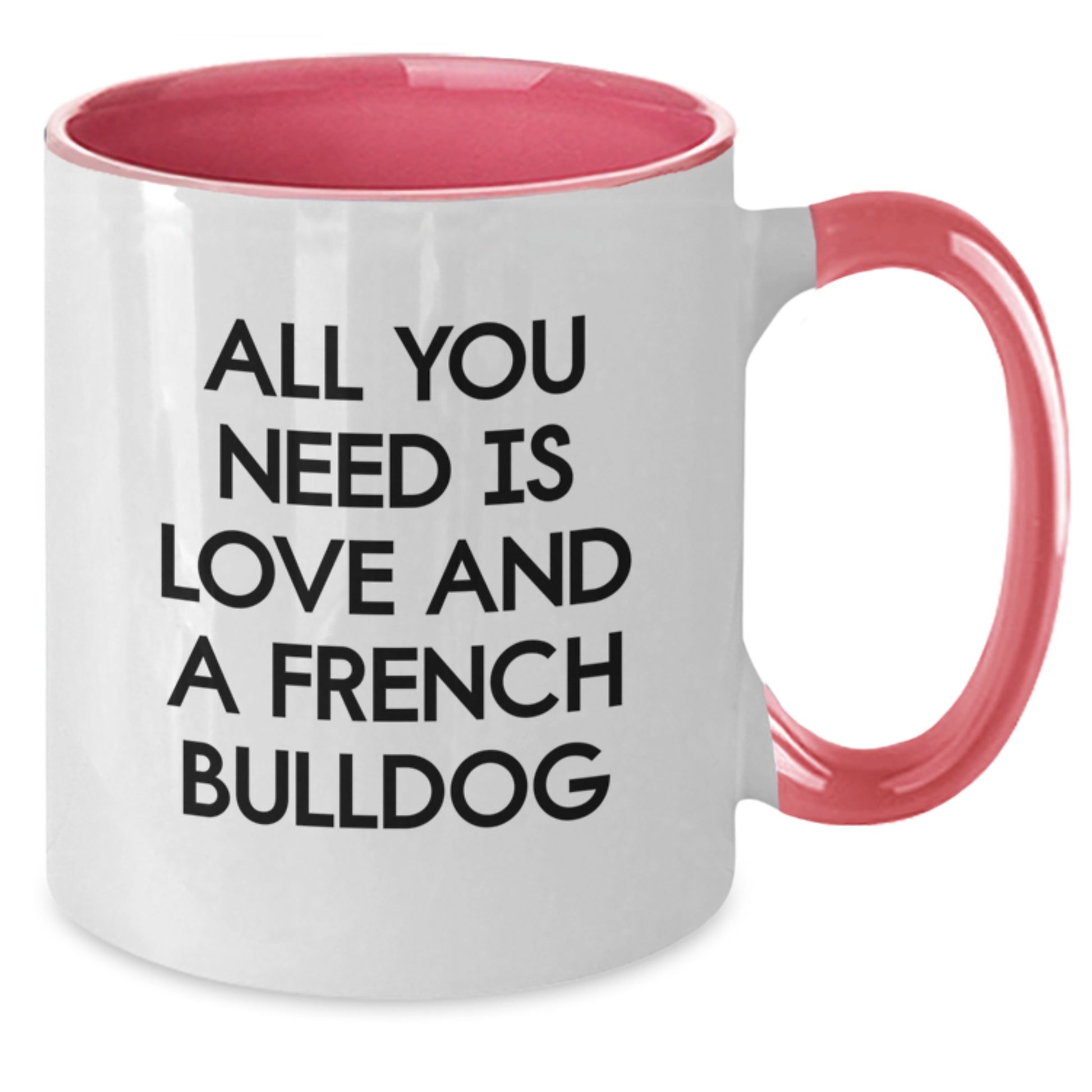 French Bulldog Gifts for Men, Funny Two Tone Coffee Mug, Graduation Unique Gifts from Family - Additional