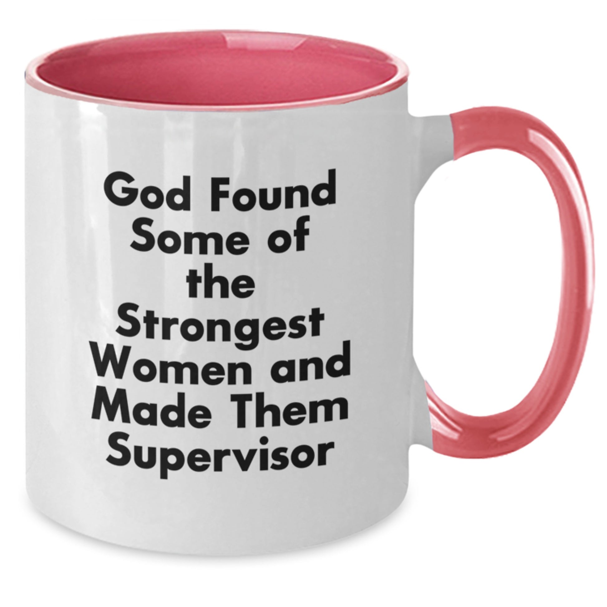 Funny Supervisor Gifts for Women - Two Tone Coffee Mugs from Friends, Cute Graduation Unique Gifts for Supervisor - Additional