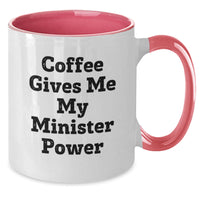 Load image into Gallery viewer, Funny Minister Coffee Mug Gifts for Men Women Friends Coworkers Family Valentine's Unique - Additional
