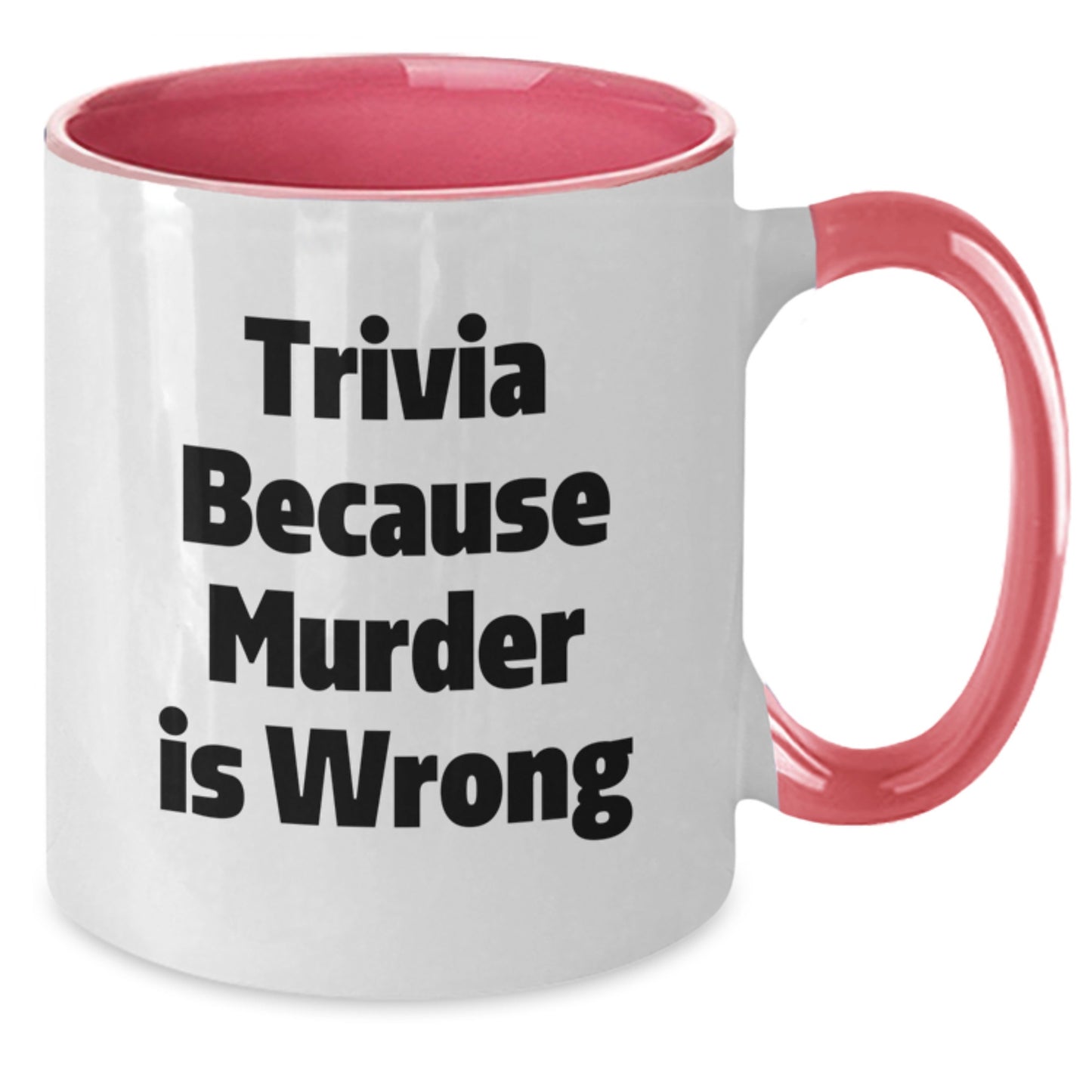 Funny Trivia Gift for Trivia Enthusiasts, Unique Two Tone Coffee Mug for Graduation Gifts from Friends, Coworkers, Family - Additional