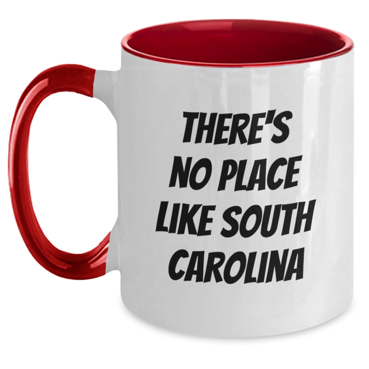 Funny South Carolina Two Tone Coffee Mug Gifts from Friends, Family to Men, Women Graduates - Main