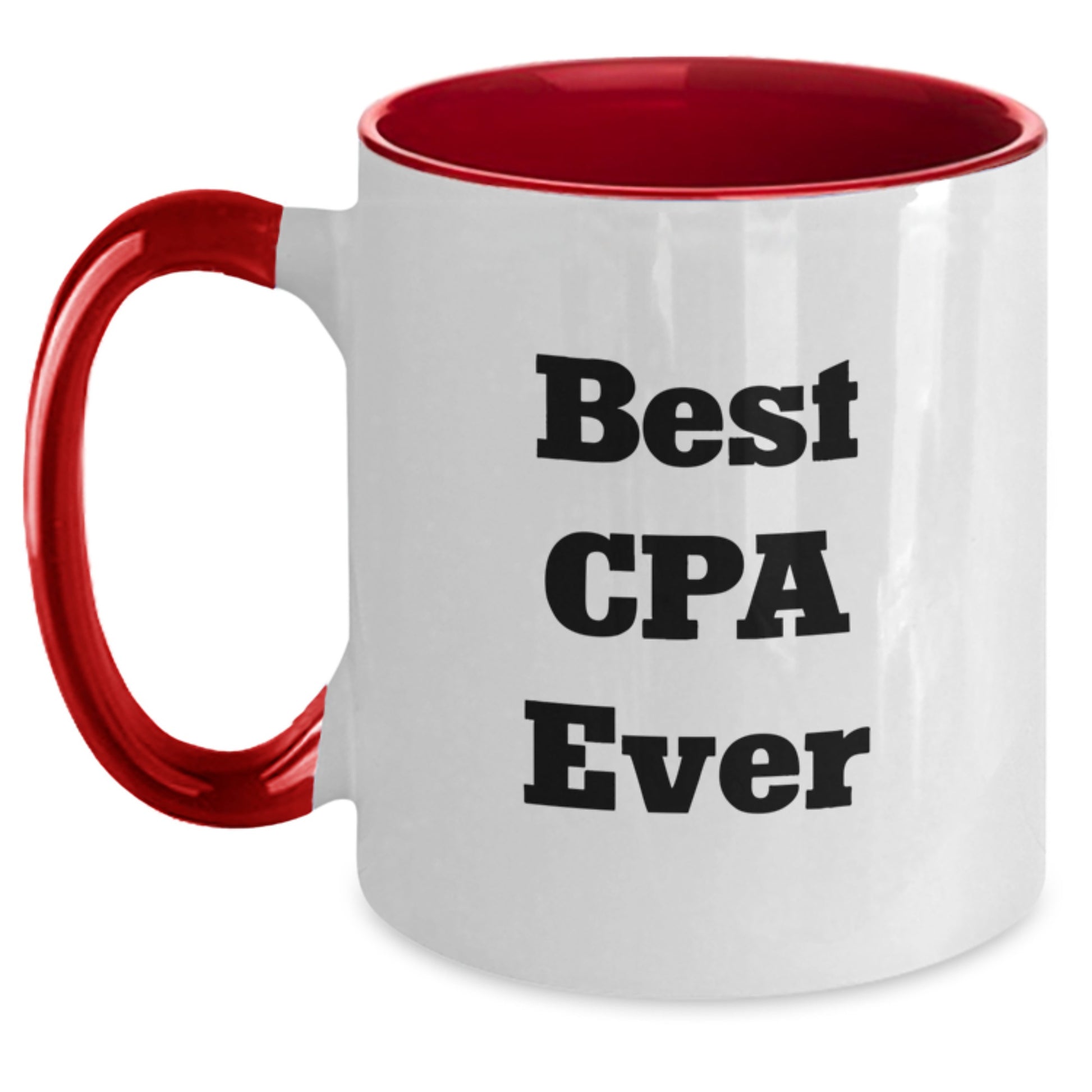 For Him Keepsake Birthday Gift Two Tone Coffee Mug Best Cpa Ever - Main