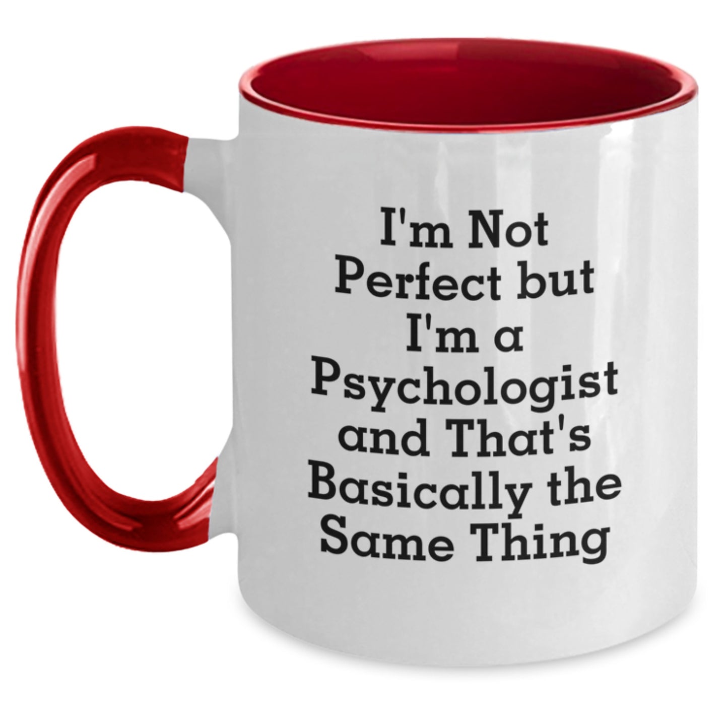 Psychologist Keepsake Two Tone Coffee Mug Birthday Gift for Him - Main