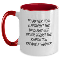 Load image into Gallery viewer, Funny Farmer Gifts from Men to Farmer - Two Tone Coffee Mug for Christmas Unique Gifts - Main
