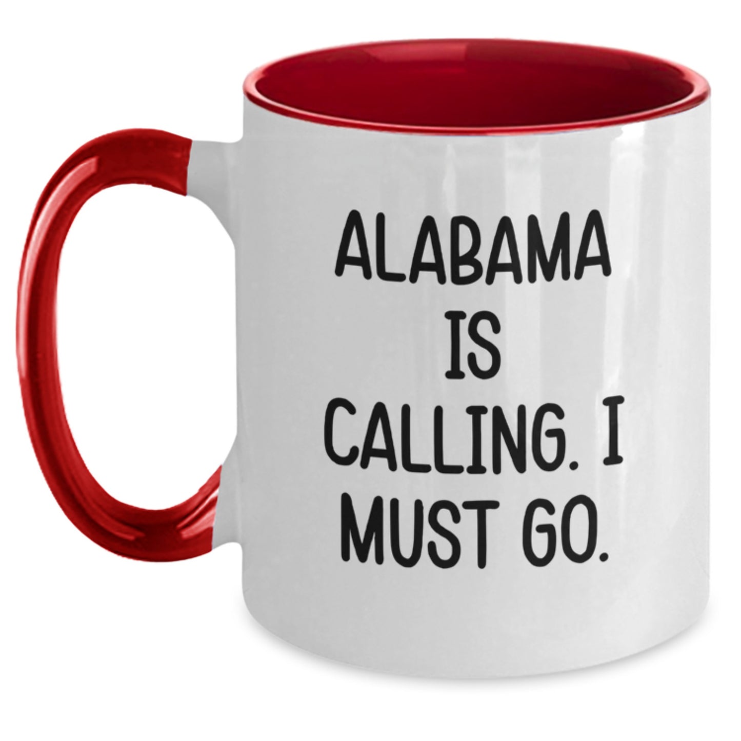 Bold Alabama Two Tone Coffee Mug Novelty Birthday Gift for Friends - Main
