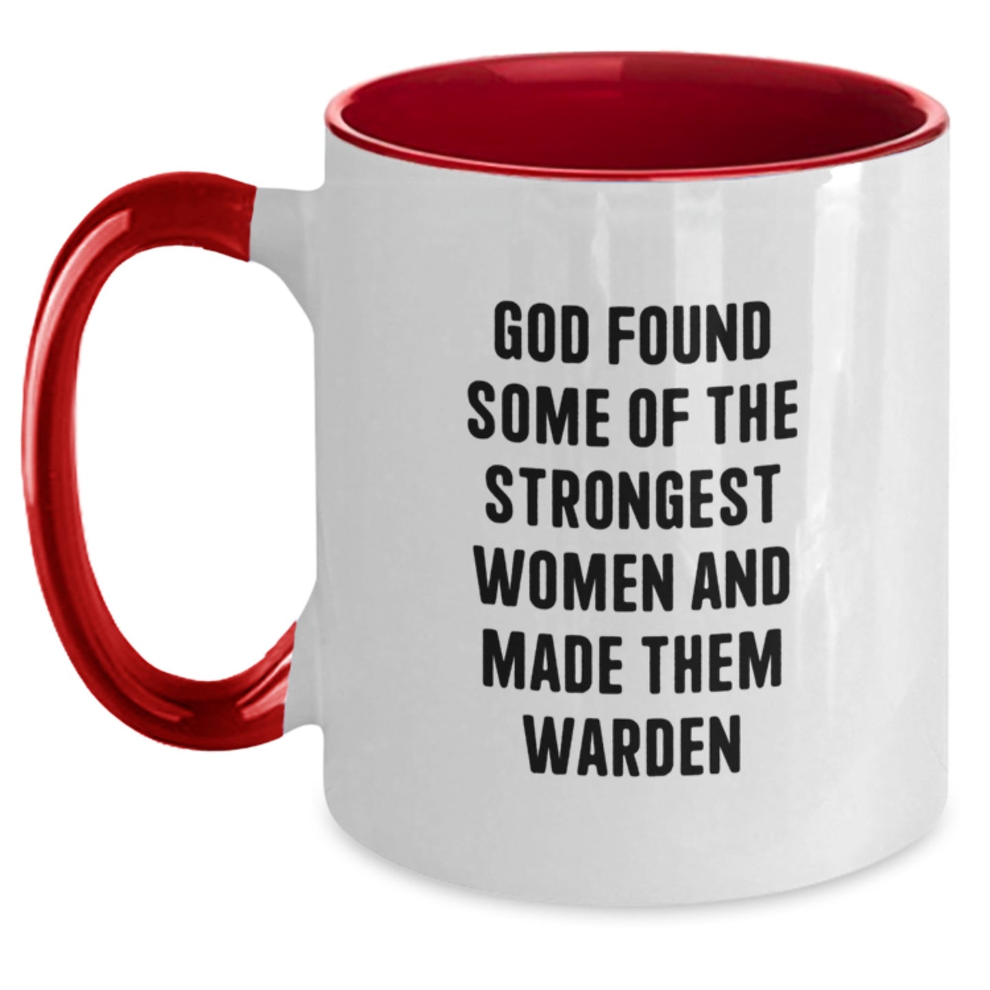 Birthday Gift Keepsake Warden Two Tone Coffee Mug for Him Black and - Main