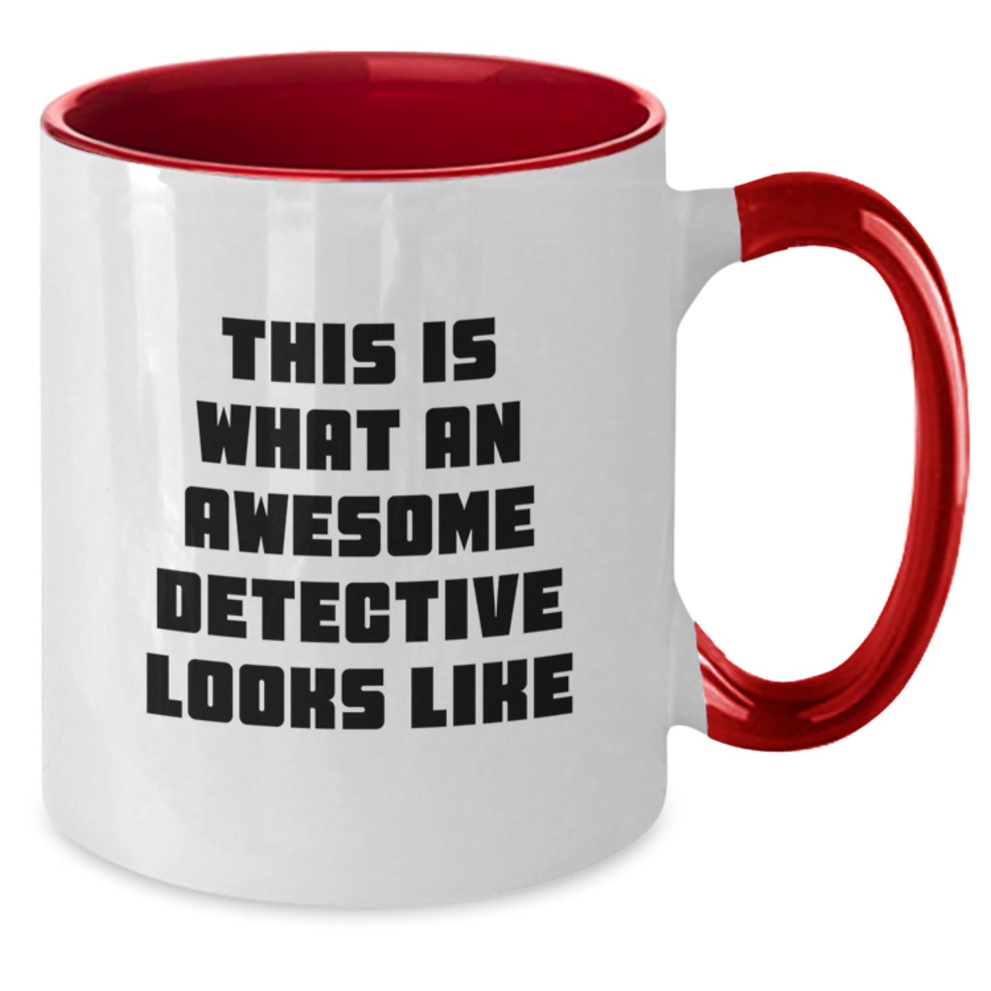 Birthday Gift for Her Detective Two Tone Coffee Mug Classic Present - Additional