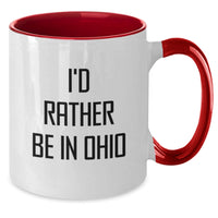 Load image into Gallery viewer, Funny Two Tone Coffee Mug Gifts from Men to Ohio Loving Women Valentine's Unique Ohio Gifts - Additional
