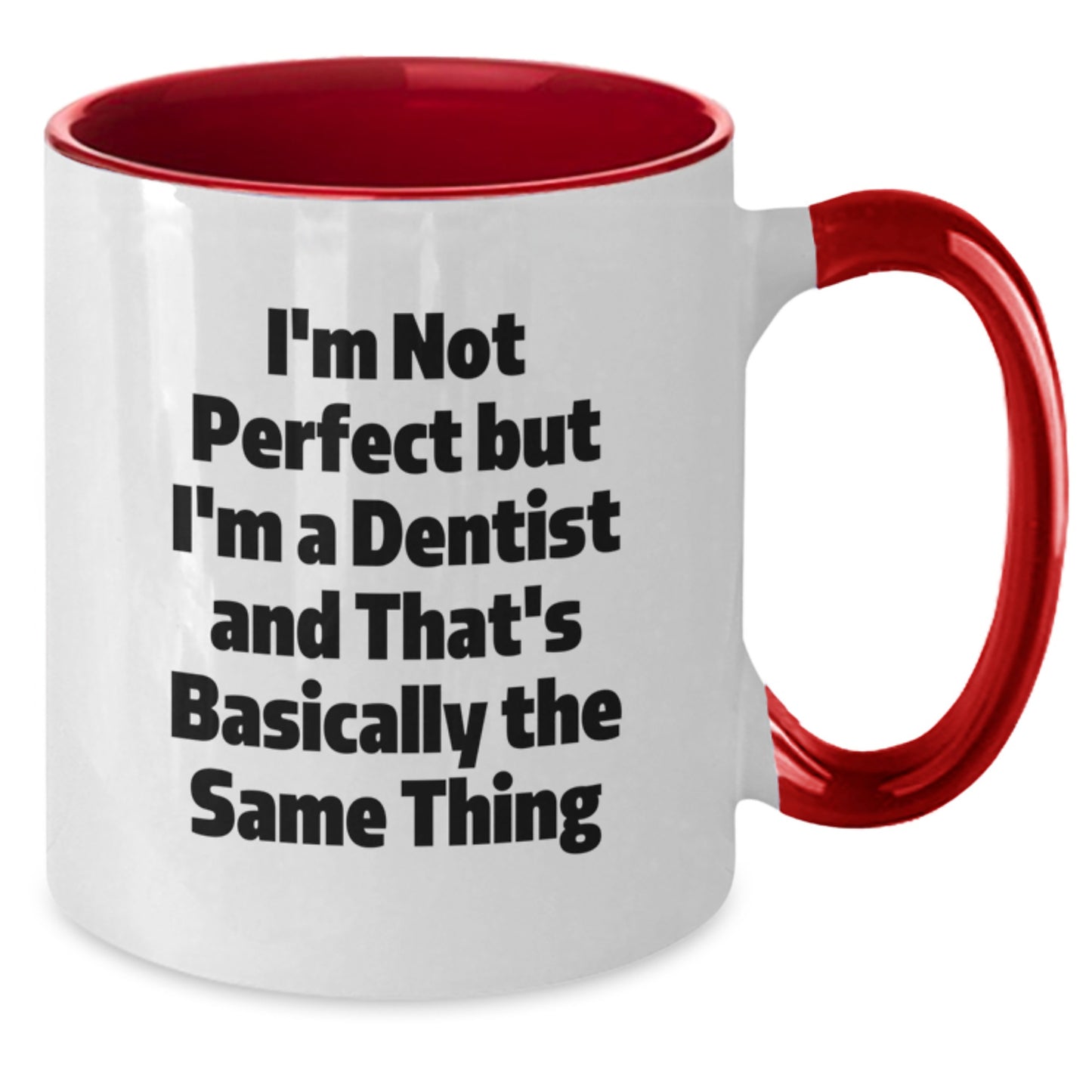 Dentist Keepsake Two Tone Mug for Him – Birthday Gift – 11oz Ceramic - Additional