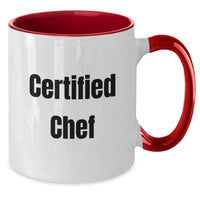 Load image into Gallery viewer, Funny Chef Quotes Two Tone Coffee Mugs Gifts for Chefs from Family and Friends - Additional
