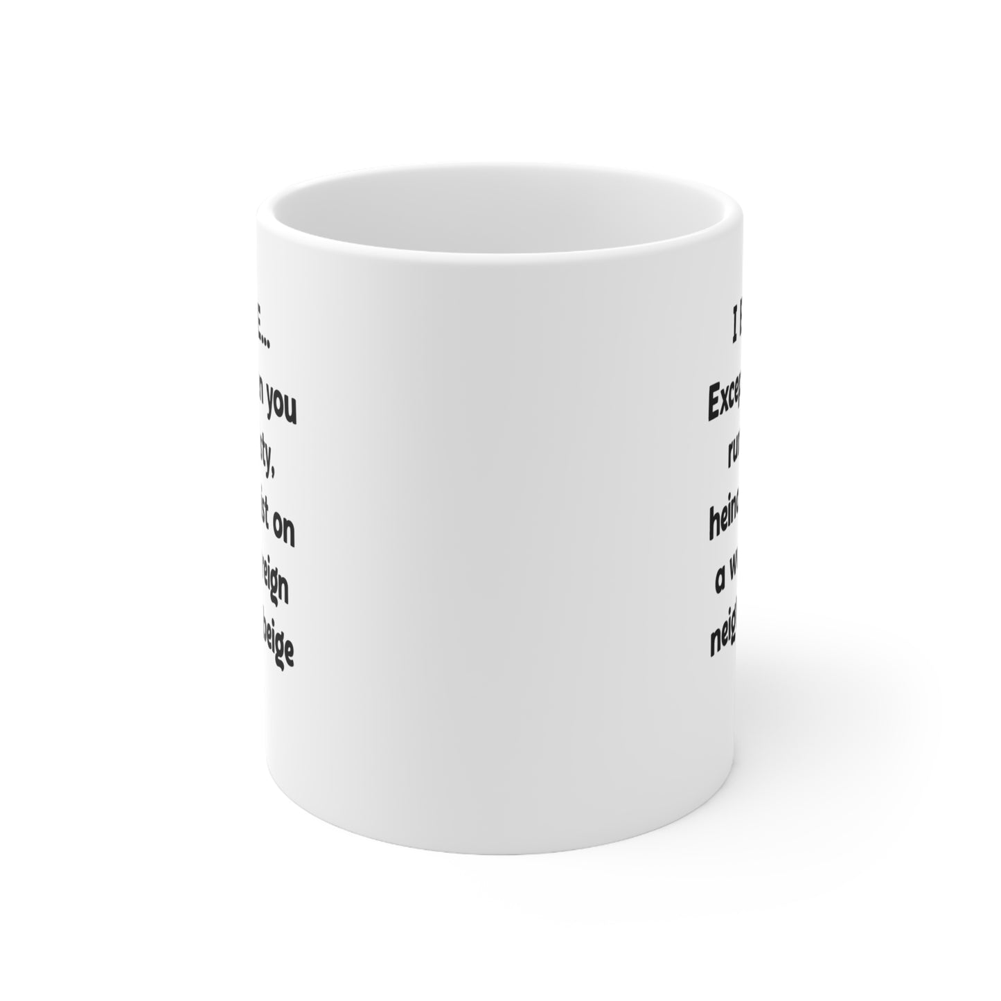 Grammar Teacher Coffee Mug - I Before E Design | Gift for Literature Lovers